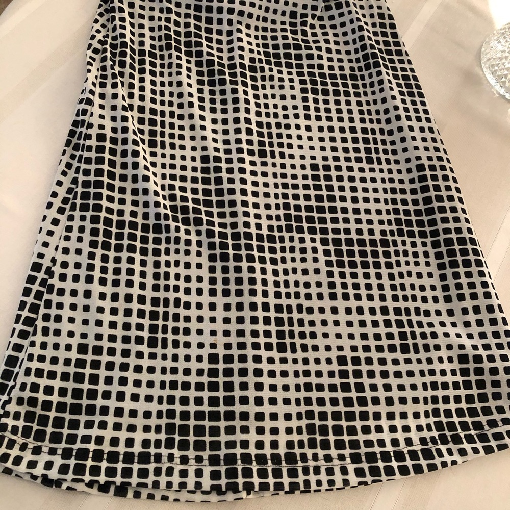 Black and white skirt